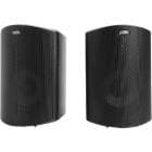 Weather Outdoor Loudspeakers Pair With 4.5" Drivers And 3/4" Tweeters - Black