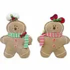 18" Gingerbread Pillow - Assorted