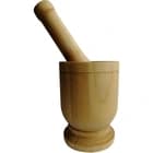 5.2'' Wooden Mortar and Pestle