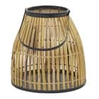 MTL SILVERGRASS LATERN 15"W, 1