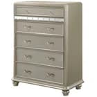 Regency Glamour Five Drawer Chest