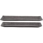 Garekton Tray Set - Pewter Finish