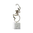 Pallaton Sculpture -Champagne/White