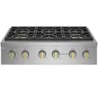 36-Inch 6-Burner Gas Cooktop - SS