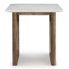 Isanti End Table -Light Brown/White