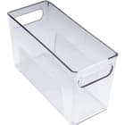 10.5" x 4.5 x 6" Narrow Clear Bin