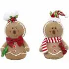 10" Gingerbread Sandbag Doll - Assorted